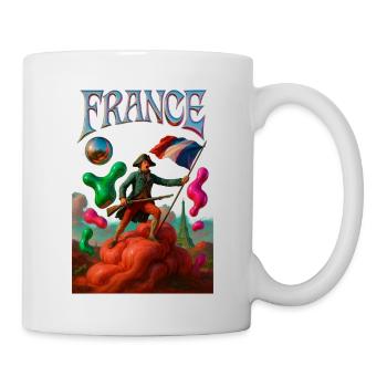 French heroes in a dreamlike revolution - Mug - white - Right
