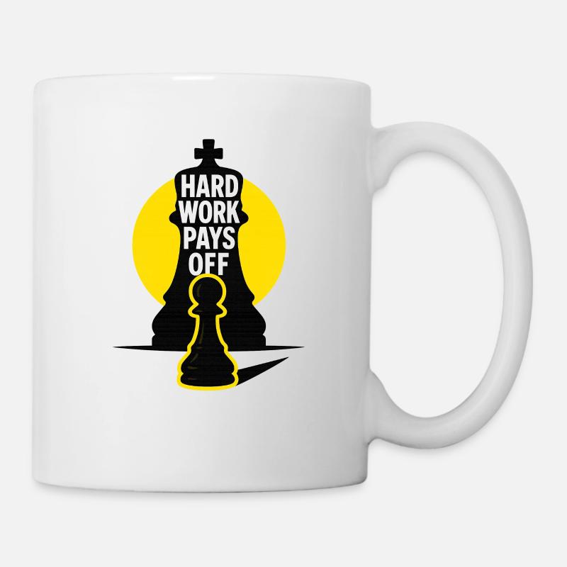Fleißige Arbeit zahlt sich aus - Tasse - Weiß
