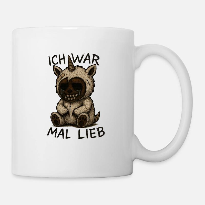 Ich war mal lieb - Tasse - Weiß