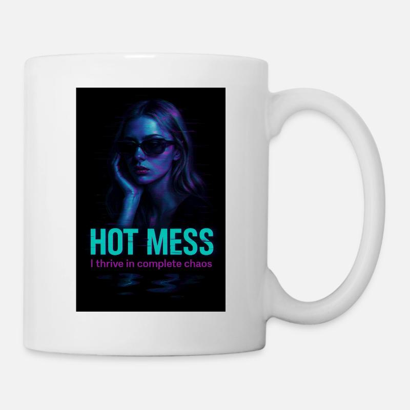Désordre chaud - Mug blanc - blanc