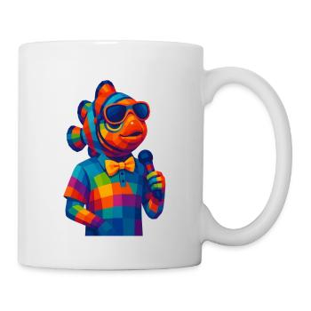 WPAP Polygon Style Animals - Clownfish with Bow Tie - Mug - white - Right