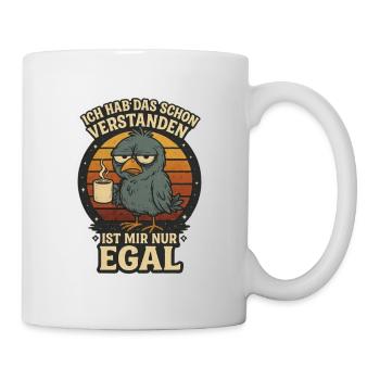 J’ai déjà compris ça, je m’en fiche - Mug blanc - blanc - Droite