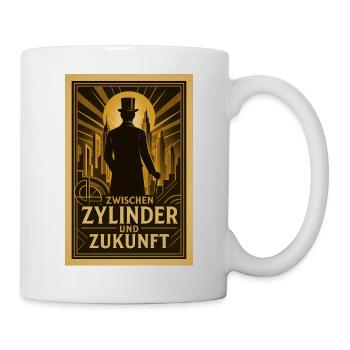 1930 Entre cylindre et avenir - Mug blanc - blanc - Droite