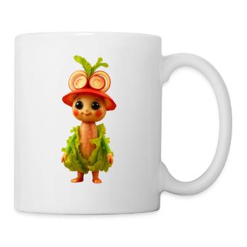 Funny vegetable figurine ideal for children - Mug - white - Right