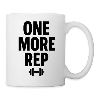 One more repetition of fitness - Mug - white - Right