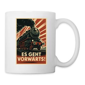 Railways Moving forward - Mug - white - Right
