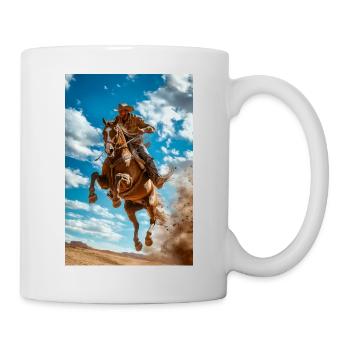Epic Cowboy Jump - Mug - white - Right