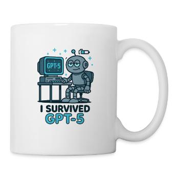 I Survived GPT-5 - Tasse - Weiß - Rechts