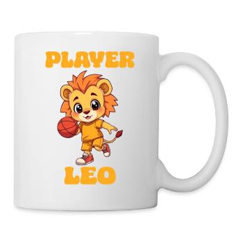 Basketball Basketballer Löwe Sternzeichen Leo - Tasse - Weiß - Rechts