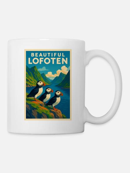 Lofoten - Tasse - Weiß