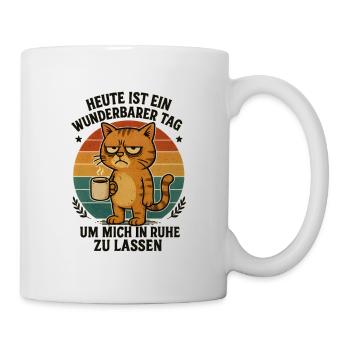 Lass Mich In Ruhe Geh Mir Nicht Auf Die Nerven - Tasse - Weiß - Rechts