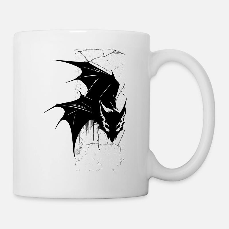 Nightmare Bat Gothic Horror Dark Fantasy - Tasse - Weiß