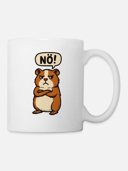 Nö! Meerschweinchen Einfach Nein lustig - Tasse - Weiß