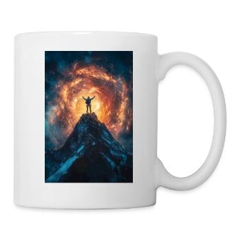 Unter kosmischem Feuer - Tasse - Weiß - Rechts