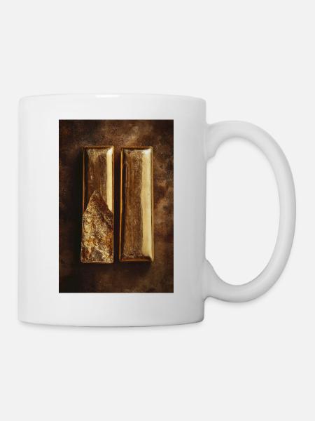 Gold-Transformation - Tasse - Weiß