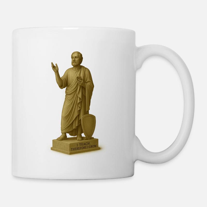 Enseigner la philosophie avec un smartphone - Mug blanc - blanc