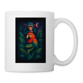 Galaktischer Wildnis-Totem - Tasse - Weiß - Rechts