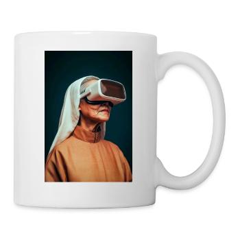 Künftiger Glaube an Virtual Reality - Tasse - Weiß - Rechts