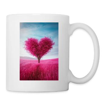 Heart-Shaped Tree of Love - Mug - white - Right