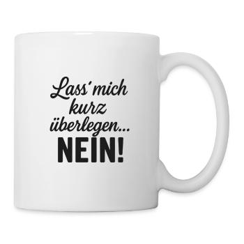 Let me think.. No Statement - Mug - white - Right