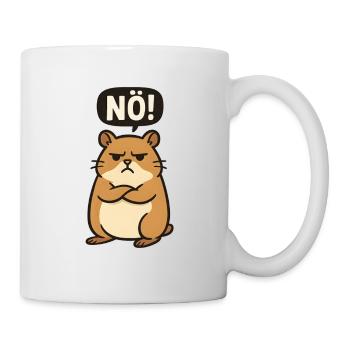 Statement Hamster Nope Just No No Don't Want to - Mug - white - Right