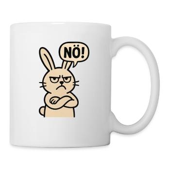 Statement Bunny Nope Humor Just No - Mug - white - Right