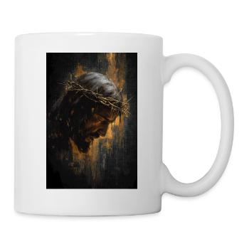 Man of Sorrows – Crowned in Thorns - Mug - white - Right
