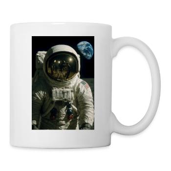 Moon Landing Hoax Concept Art - Mug - white - Right