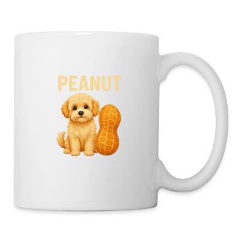 Süßer Maltipoo Cartoon - Tasse - Weiß - Rechts