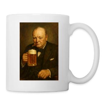 Churchill + Beer + Cigar - Mug - white - Right