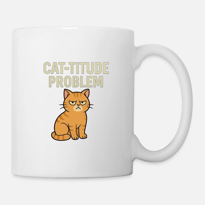 Pronounced cat feelings - Mug - white