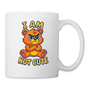 Je ne suis pas mignon - Mug blanc - blanc - Droite
