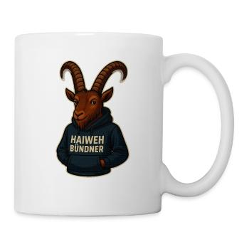 Haiweh Bündner - Tasse - Weiß - Rechts