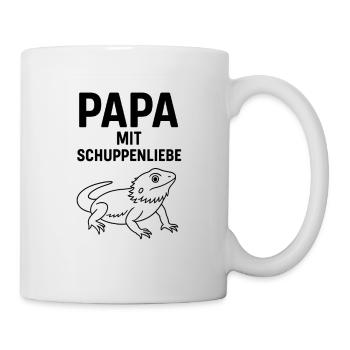 Gecko Holder Owner Dad Scale Love - Mug - white - Right