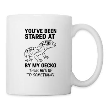Stared at by my gecko - Mug - white - Right