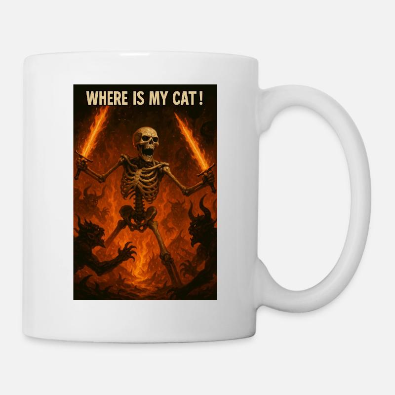 Where is my Cat! - Mug - white