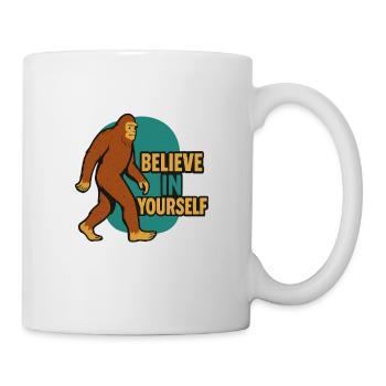 Inspirational Call for Self-Confidence and Faith - Mug - white - Right