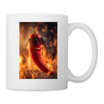 Mr. Chili Brings the Heat - Mug - white - Right