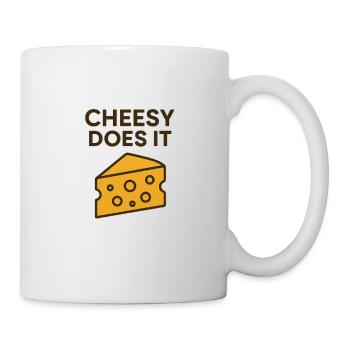 Cheesy le fait Design de motivation - Mug blanc - blanc - Droite