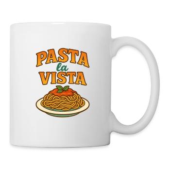 Pasta La Vista Motivational Design - Mug - white - Right