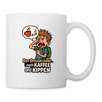 Teacher Coffee Cigarettes Bad Breath - Mug - white - Right