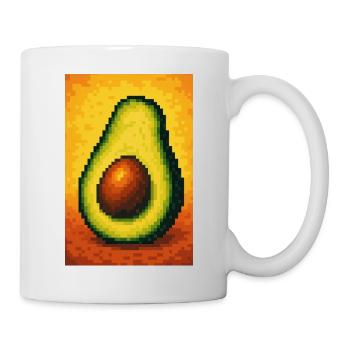 Pixel Avocado Pop - Mug - white - Right