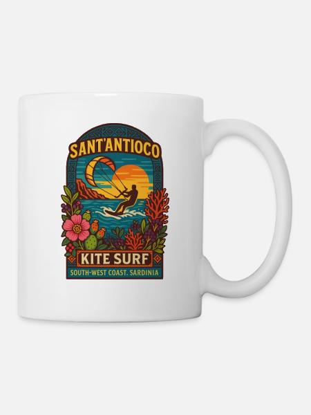 SANTANTIOCO_KITE_SURF - Mug - white