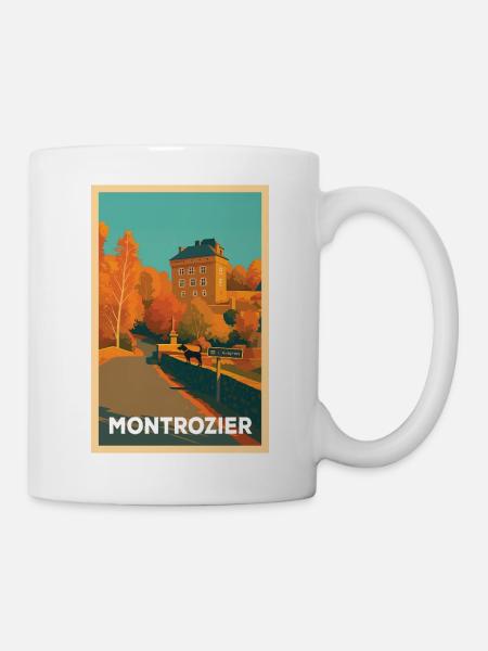 Montrozier village de France - Mug blanc - blanc