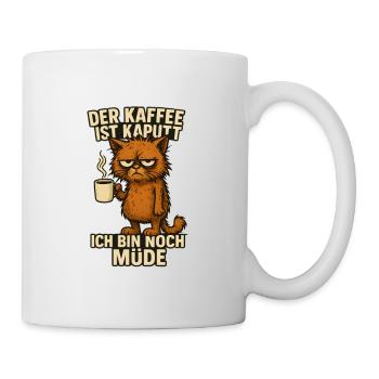 I'm Tired Coffee Saying - Mug - white - Right