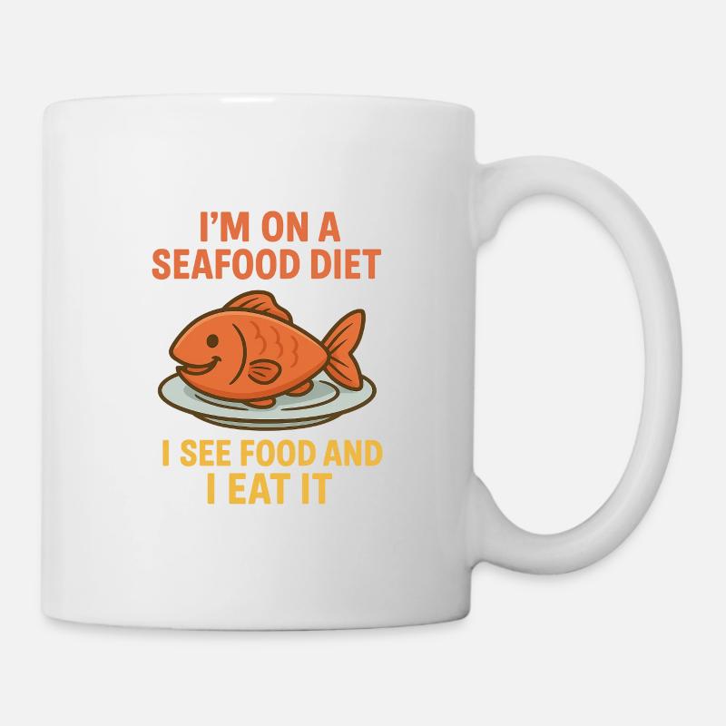 Seefood diet - Mug - white