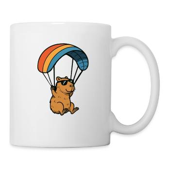 Capybara Parapente Parapente - Mug blanc - blanc - Droite