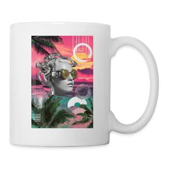 Cyber Tropic Surrealer Traum - Tasse - Weiß - Rechts