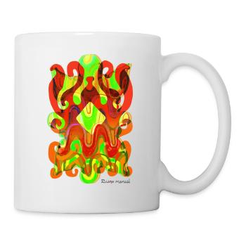 formulaires-tapisserie-2023-2_-9- - Mug blanc - blanc - Droite