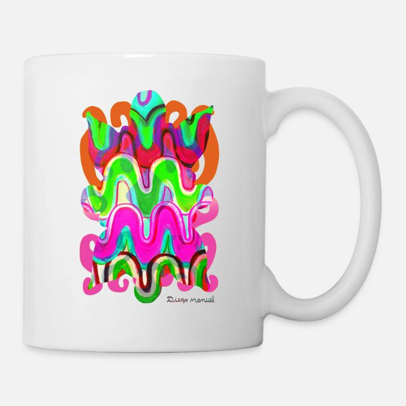 formen-wandteppich-2023-2_-10- - Tasse - Weiß